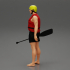 man in rafting outfit standing image