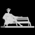 Sculpture of a Lady on a Bench image