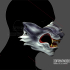 Wolf Mask - Oni Samurai Tsushima Ghost Mask - 3D Print Model STL File image