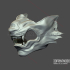 Wolf Mask - Oni Samurai Tsushima Ghost Mask - 3D Print Model STL File image