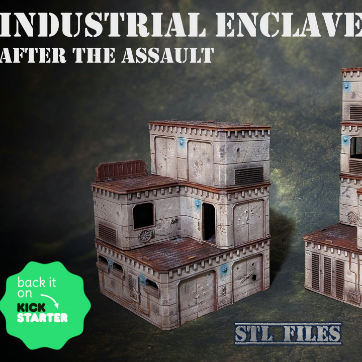 Industrial Enclave: After the Assault - Scifi Terrain's Cover