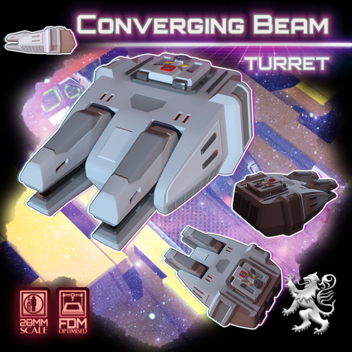 28mm Converging Beam Cannon Turret's Cover