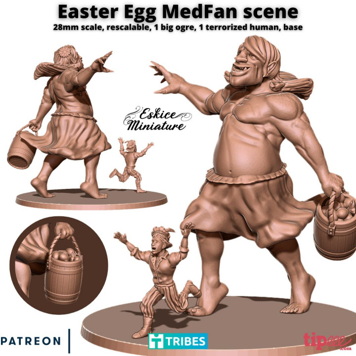 Easter Eggs Medfan Scene - 28mm's Cover