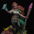 Loreil Softvale, The Druid [PRE-SUPPORTED] Female Elf print image
