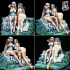 Ridia and Chrysi - Double Pin-Up (NSFW) Set image