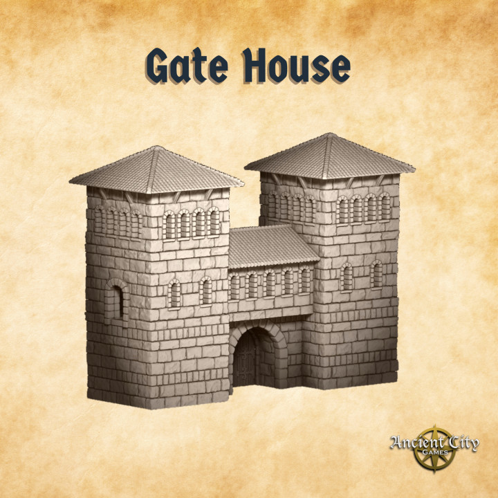 Gate House with Guard Towers's Cover