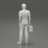 paramedic Standing And Holding first Aid box image