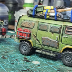 Picture of print of Wasteland Retro Camper [PRE-SUPPORTED]