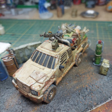 Picture of print of Wasteland Truck and Trailer [PRE-SUPPORTED]