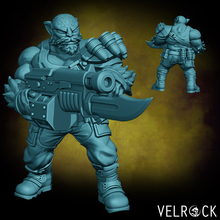 Tigryn with Flak Gun (PRESUPPORTED)'s Cover