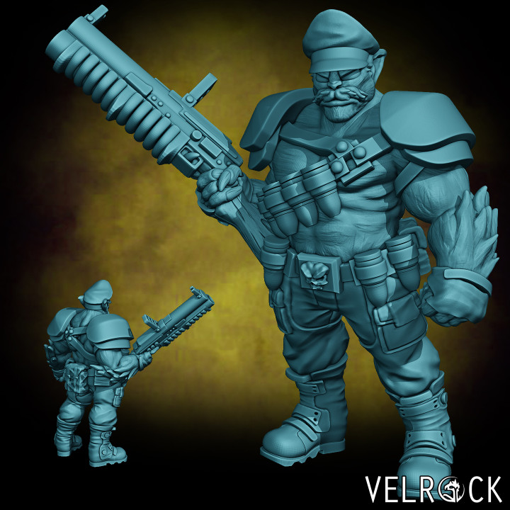 Tigryn with Grenade Launcher (PRESUPPORTED)'s Cover