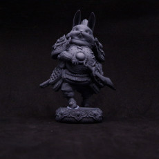 Picture of print of Bunny warrior