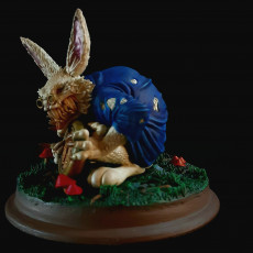 Picture of print of White Rabbit Creature