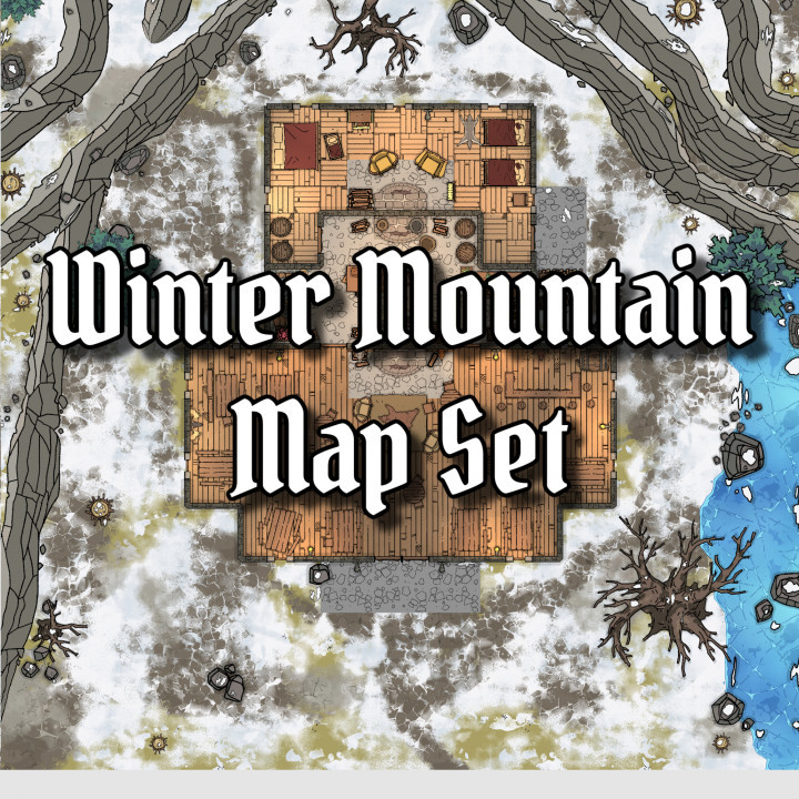 Winter Mountain-Themed Map Set (WM)'s Cover