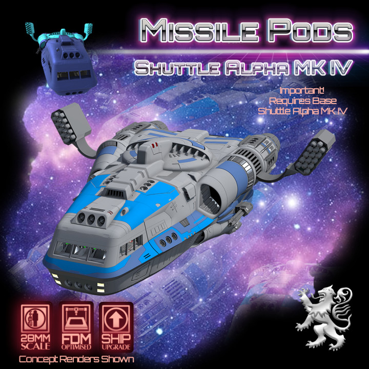Missile Pods - Shuttle Alpha MK IV's Cover