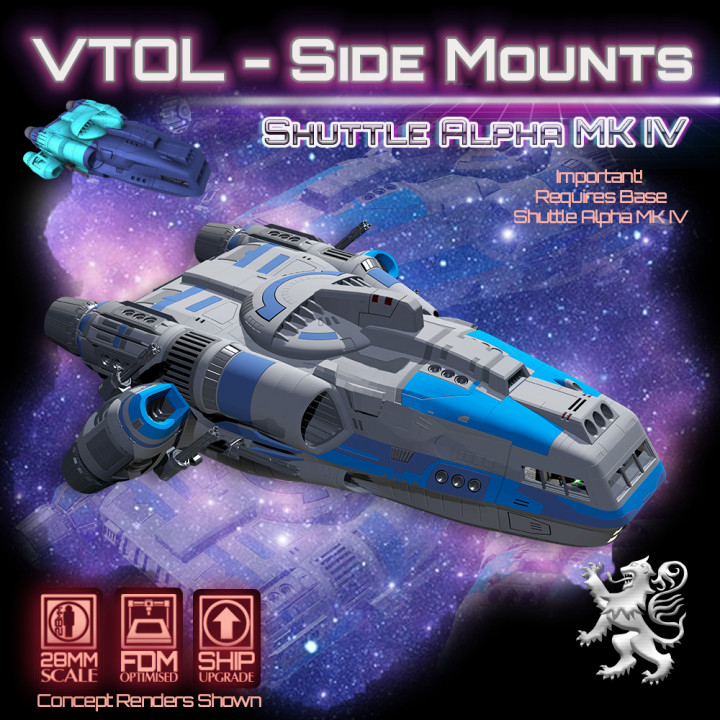 VTOL Side Mounts - Shuttle Alpha MK IV's Cover