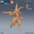 Rabbit Folk Warrior Fighting / Bunny Warrior / Rodent Tribe / Wild Animal Humanoid / Hare Army image