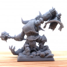 Picture of print of Orc War boss, Mad Head Ripper