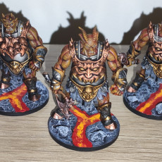 Picture of print of Infernal Ogres kit - 32mm scale