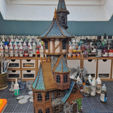 Picture of print of Apothecary's Tower - Medieval Town