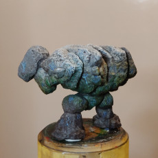 Picture of print of Runic Stone Golem