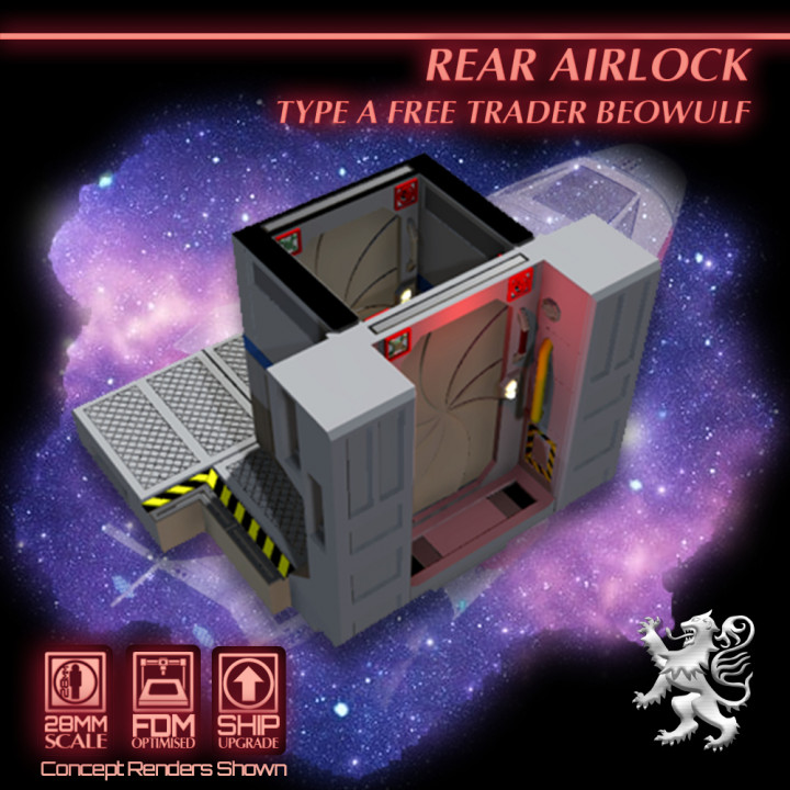 Rear Airlock - Type A Free Trader Beowulf's Cover