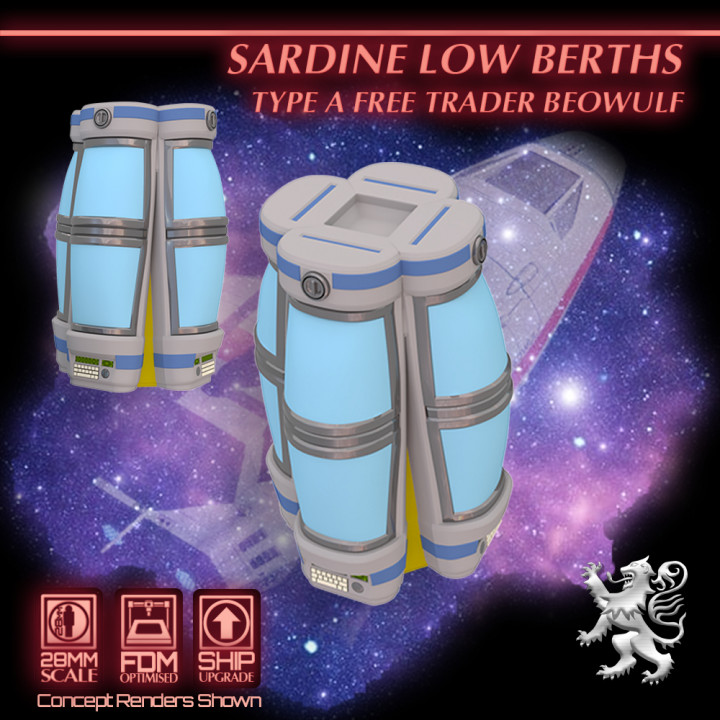 Sardine Low Berths - Type A Free Trader Beowulf's Cover