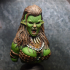'War Cry' Female Orc Bust 90mm Scale print image
