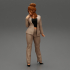Business woman suit secretary posing image