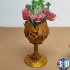 Wood Chalice, gift idea, plant pot, holder, props. image