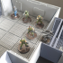 INSTADUNGEON™ Sci Fi Foundation Set: sci fi interior tiles compatible with D&D SPELLJAMMER, WH40K, SPACE HULK, ALIEN RPG, and more image