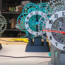 Picture of print of Medium Crazy Gear Desk Clock