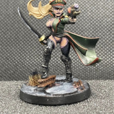 Picture of print of Iron Korps Commissar Pinup