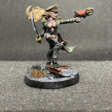 Picture of print of Iron Korps Commissar Pinup