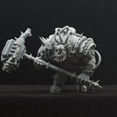 Picture of print of Ork Brute Warboss