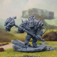 Picture of print of Ork Brute Warboss