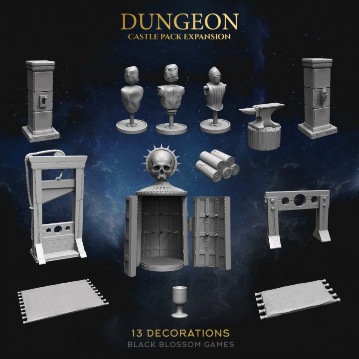TΧAD04C Dungeon Torture Decorations :: Castle Pack Terrain :: Black Blossom Games's Cover