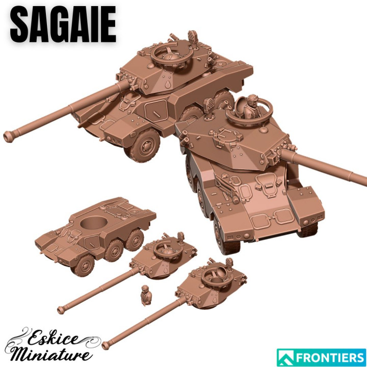 SAGAIE Light tank - 28mm's Cover