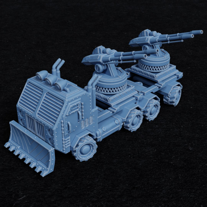 Atlas Artillery - human heavy artillery transport's Cover