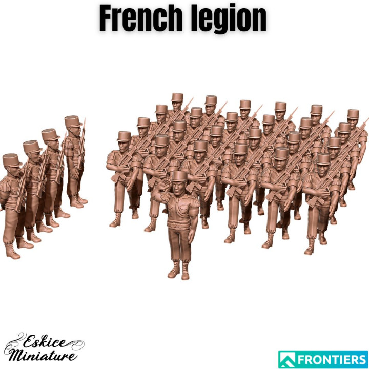 French legion on parade - 28mm's Cover