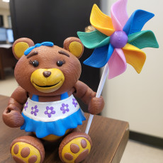 Picture of print of Public release: Flexi Factory Teddy Bears and Pinwheel