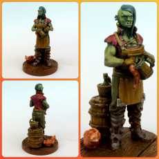 Picture of print of Half-Orc Tavern Owner