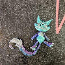 Picture of print of Articulated Creepy Cat