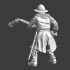 Medieval footsoldier with mazzofrusto flail image