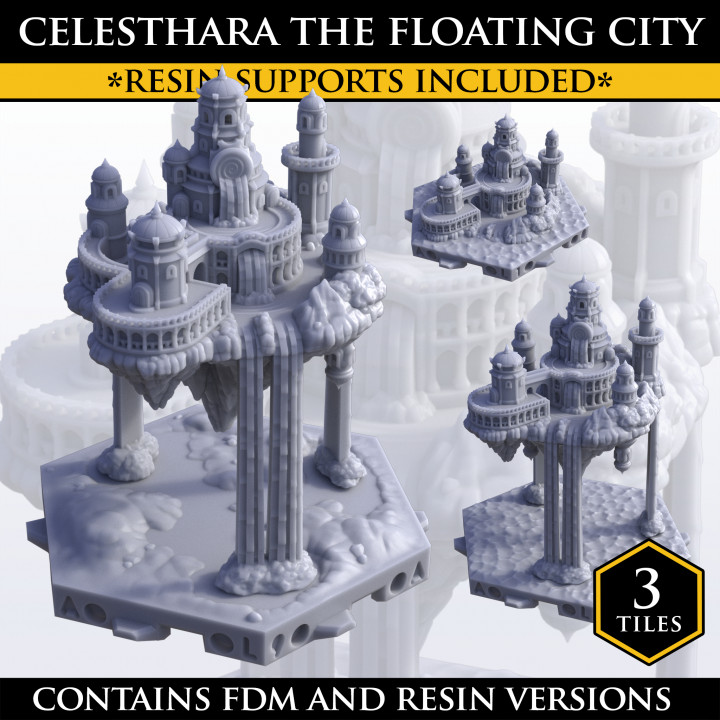 Hexton Hills Celesthara the Floating City's Cover