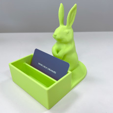 Picture of print of Rabbit business card holder