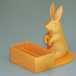 Rabbit business card holder print image