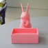 Rabbit business card holder image