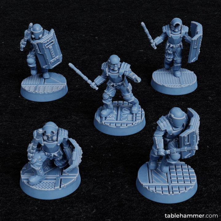 Factory Guard Brawlers - human melee soldiers (Accell Union)'s Cover