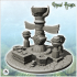 Magic totem of chaos with altar and wooden statue (13) - Ork Green Horde Fantasy Beast Chaos Demon Ogre image